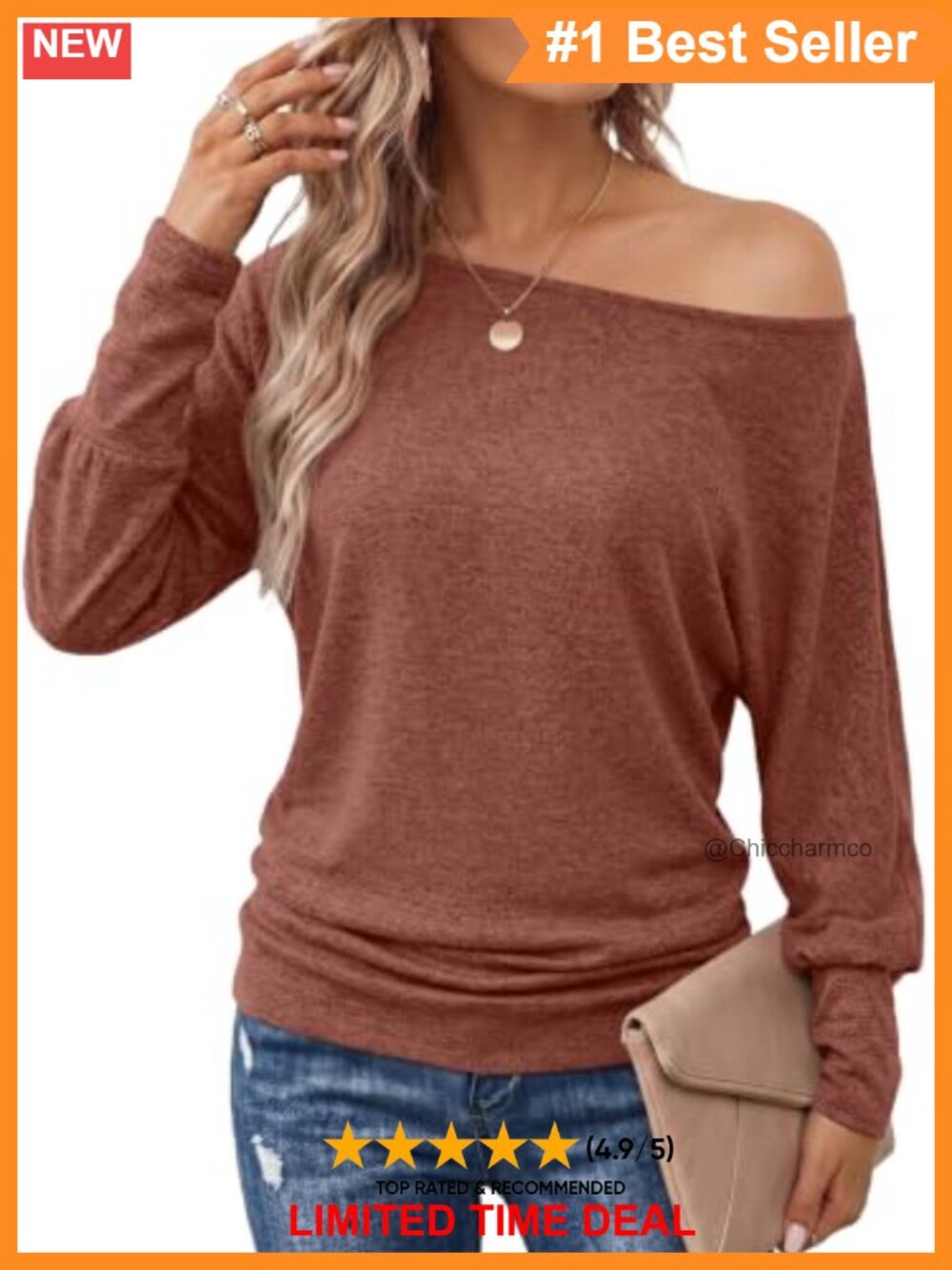 Off Shoulder Long Sleeve Ruched Waist Blouse